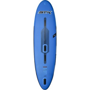 2021 STX Freeride Windsurf 10'6 Inflatable Stand Up Paddle Board Package - Board, Bag, Paddle, Pump & Leash - Blue / Orange